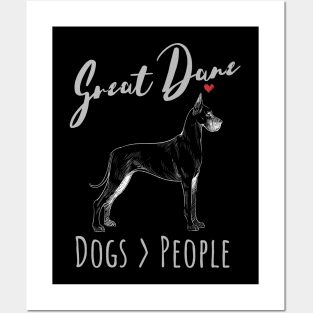 Great Danes - Dogs > People Posters and Art